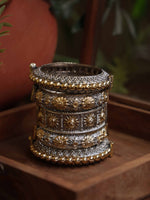 Load image into Gallery viewer, Chandni Dualtone Bangle Stack