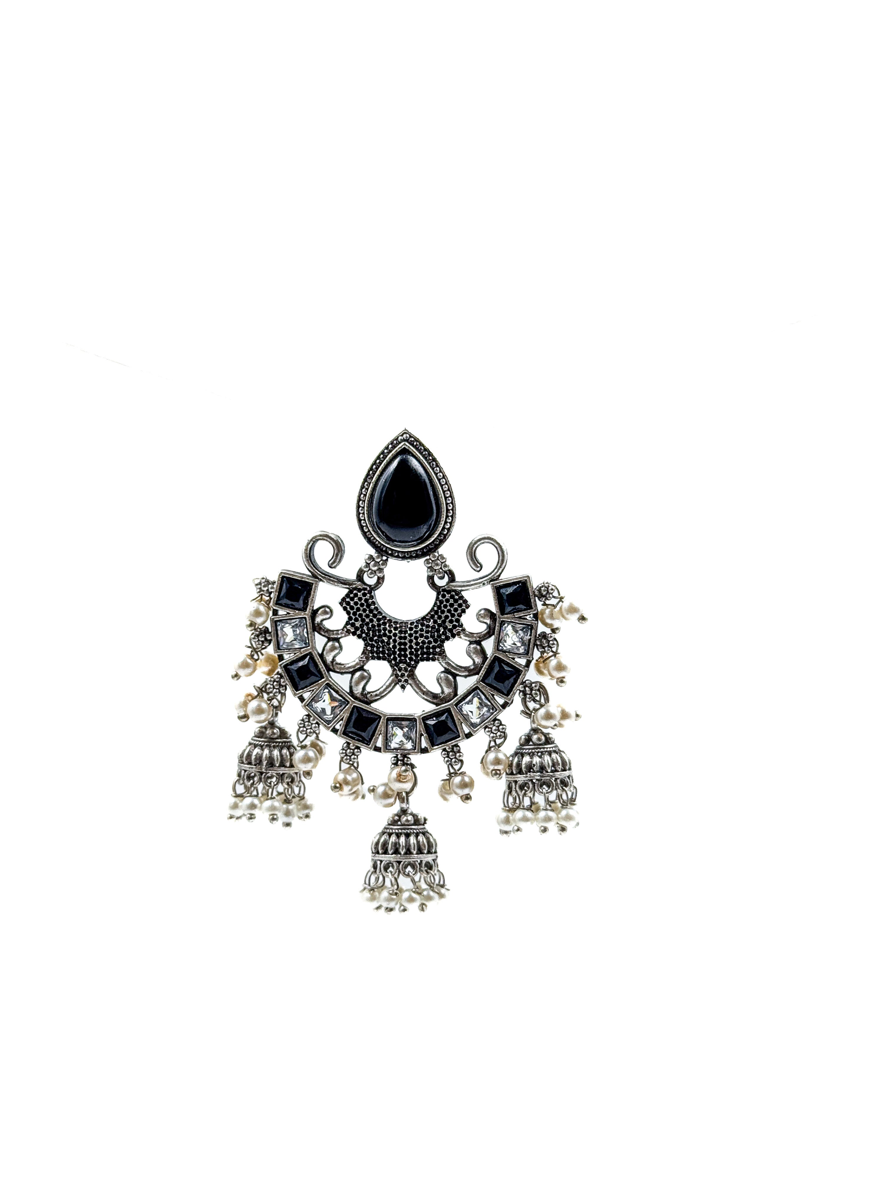 RAHA STONE JHUMKA EARRINGS
