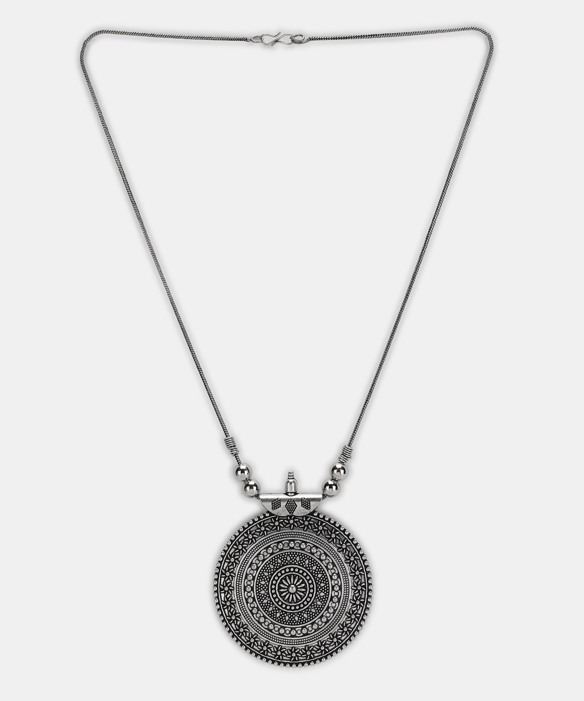 KIYA SILVER OXIDISED JEWELLERY SET COMBO