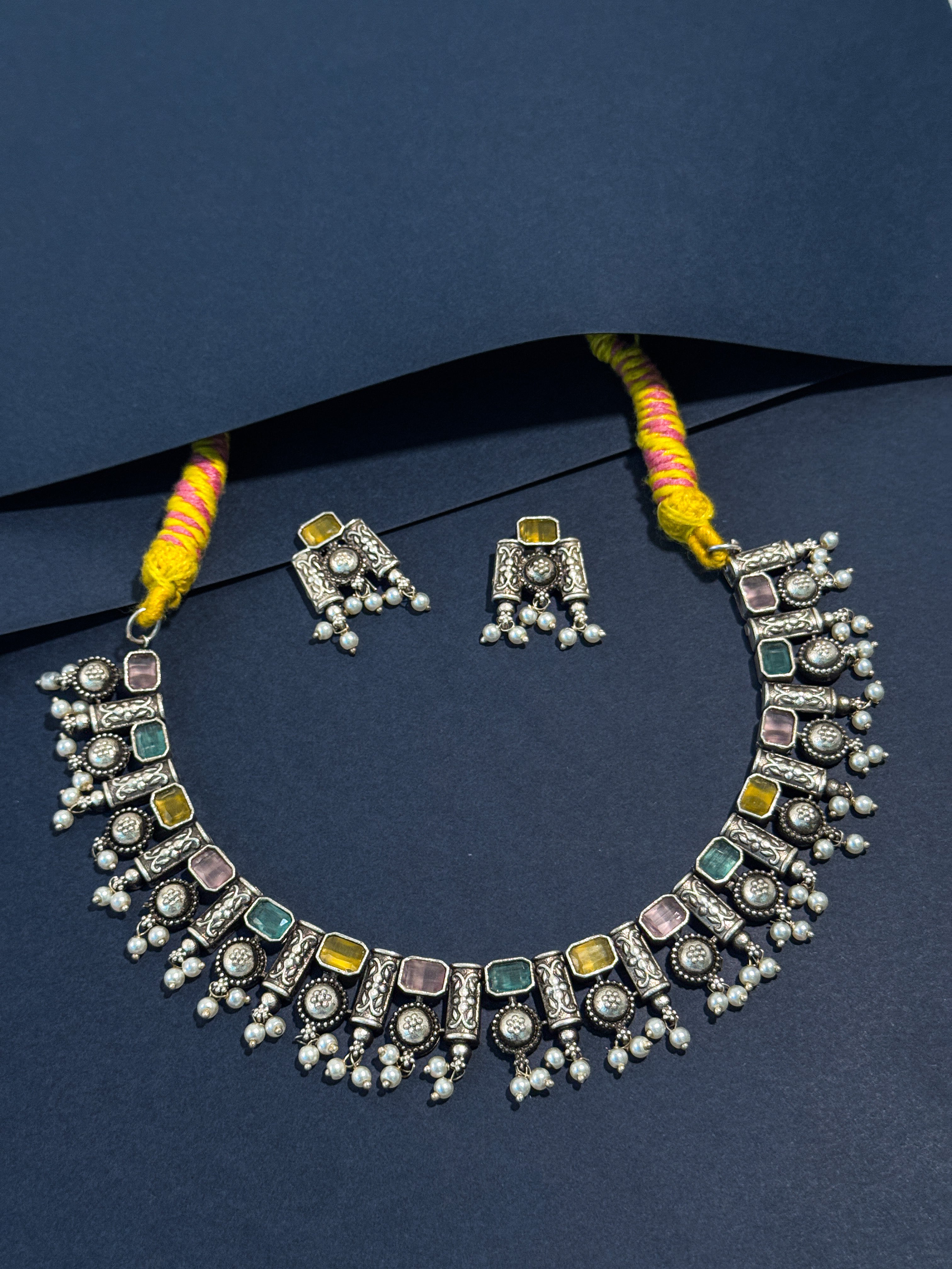 Shreya Stone Necklace Set