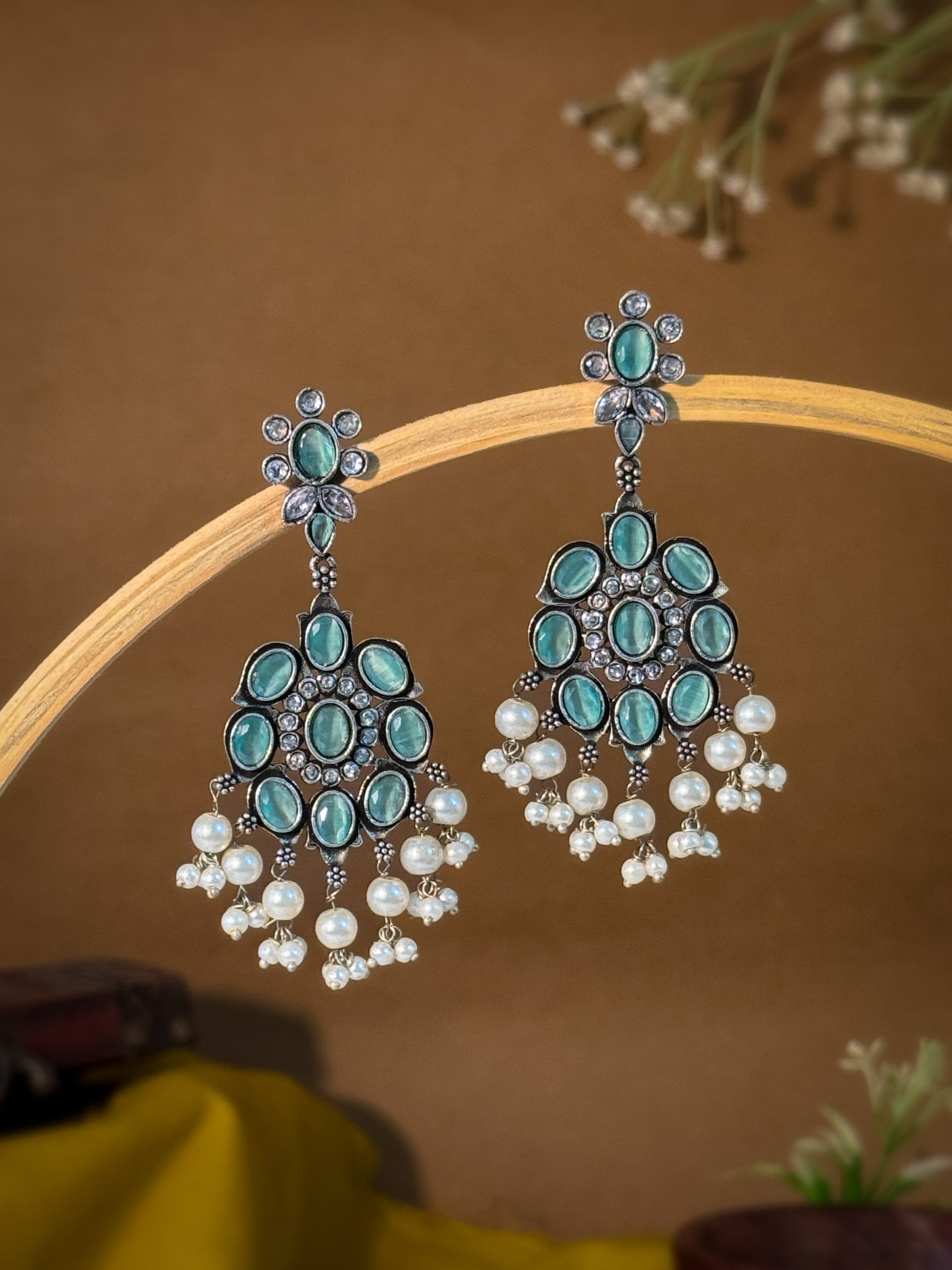 ELIANA STONE DANGLER EARRINGS