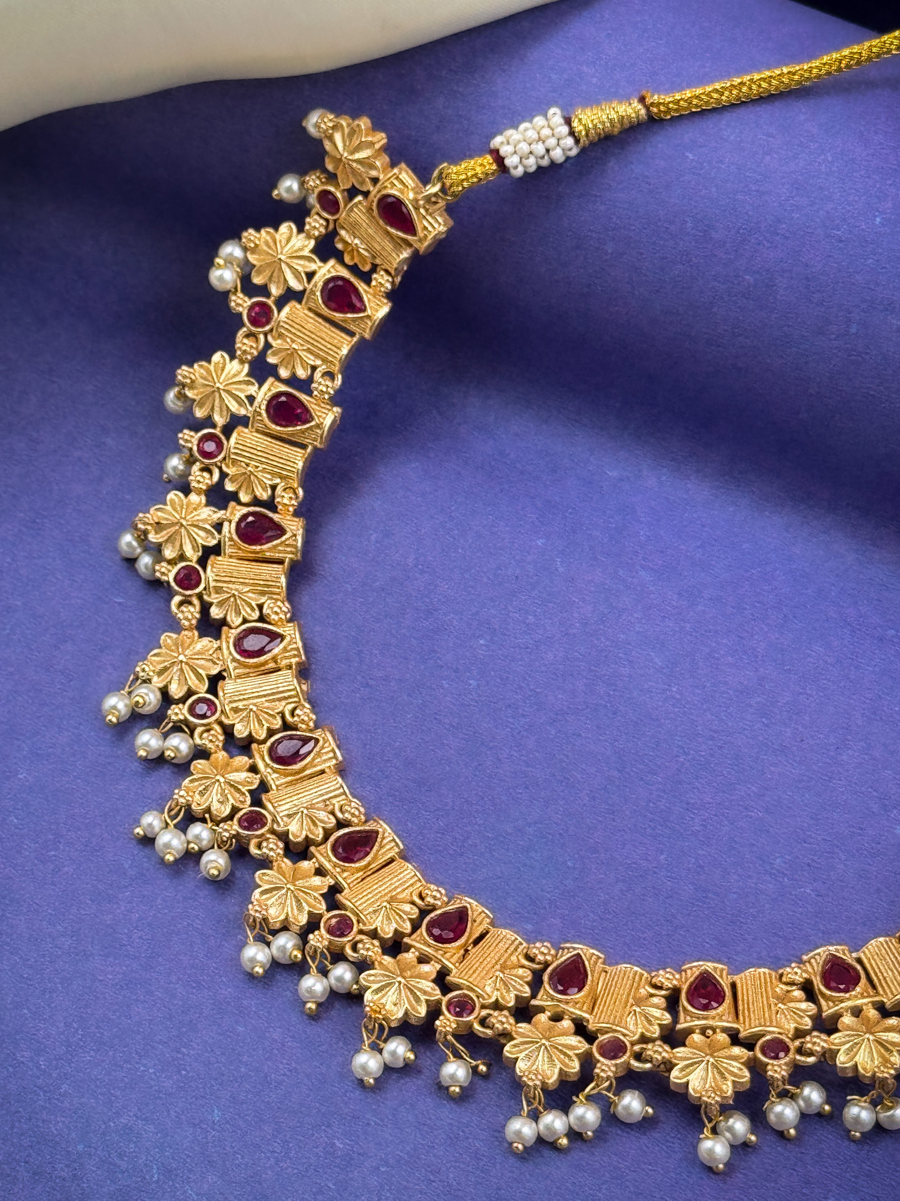 Dhriti Stone Necklace Set