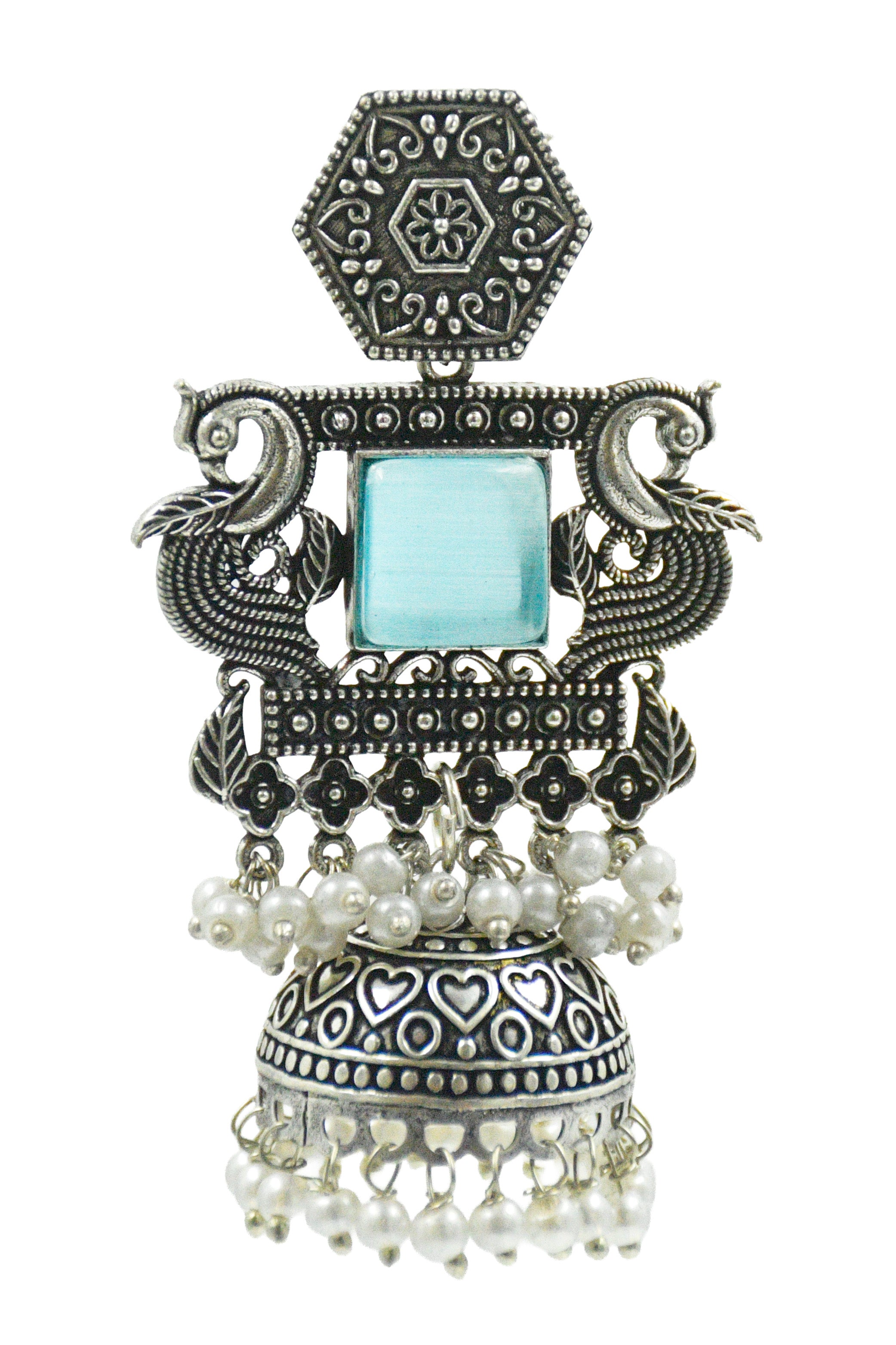 AARIKA STONE JHUMKA EARRINGS