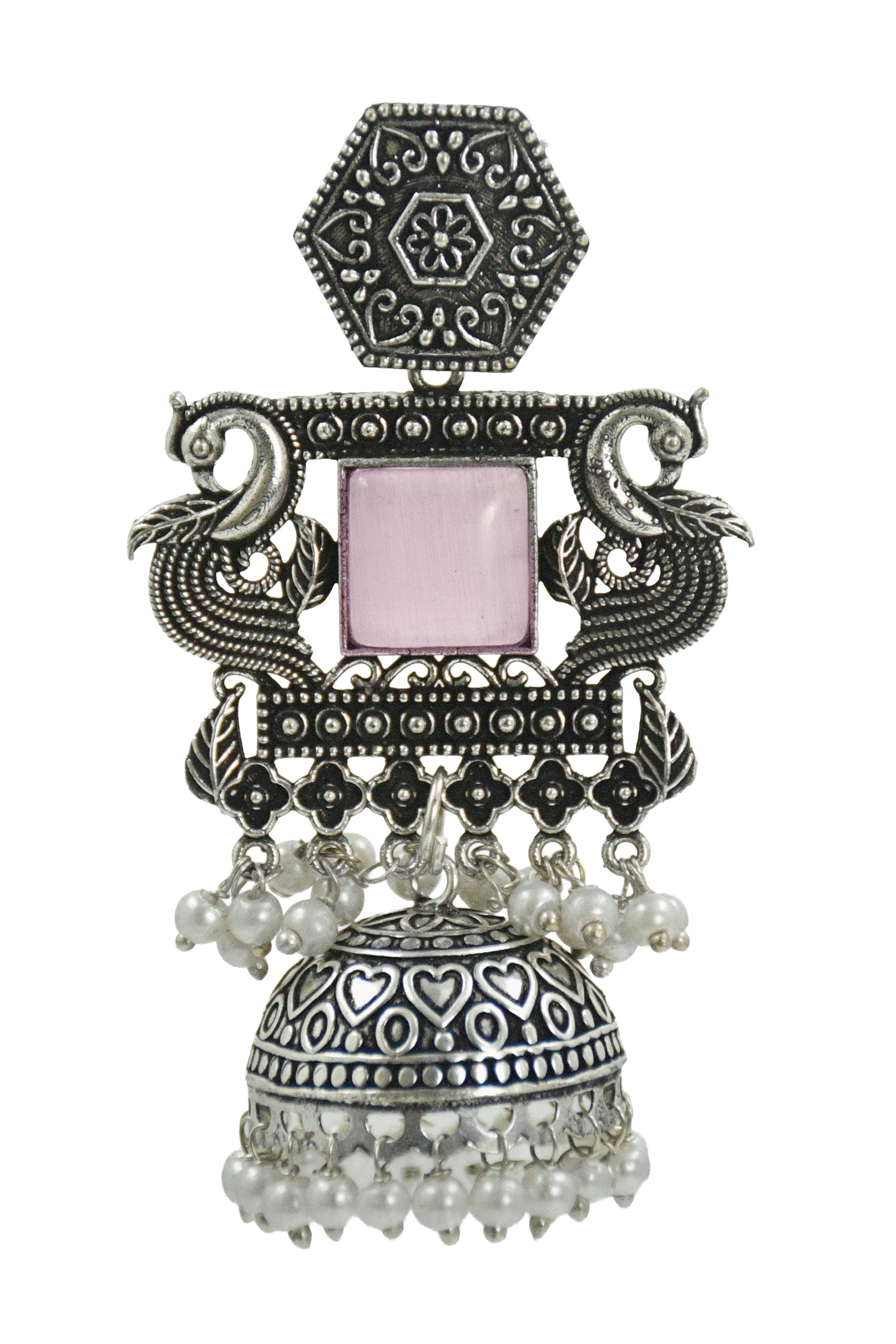 AARIKA STONE JHUMKA EARRINGS
