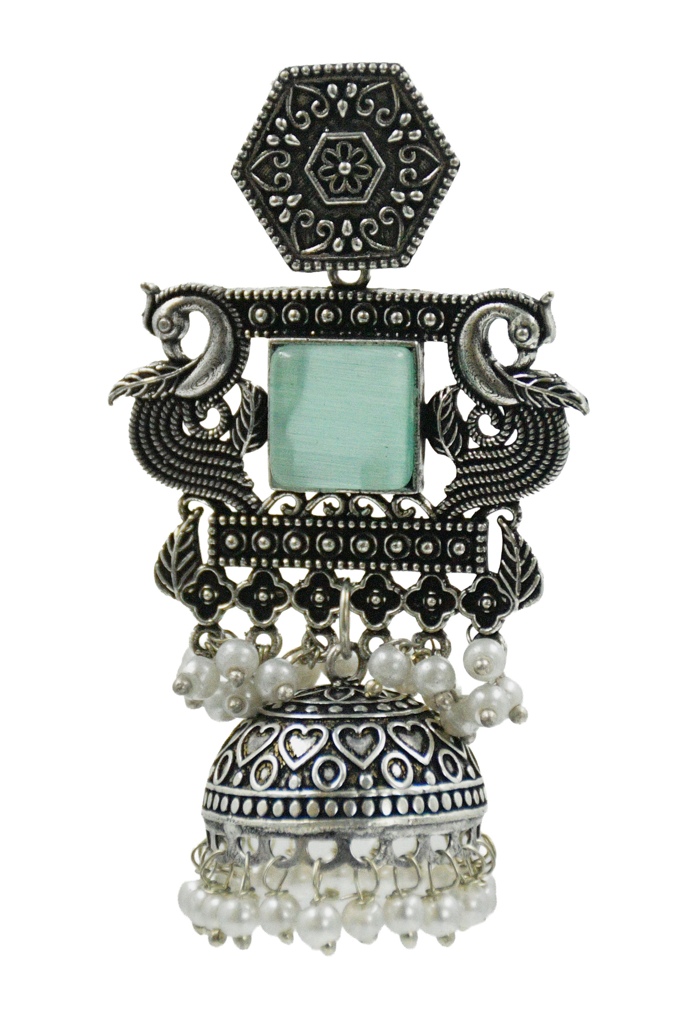 AARIKA STONE JHUMKA EARRINGS