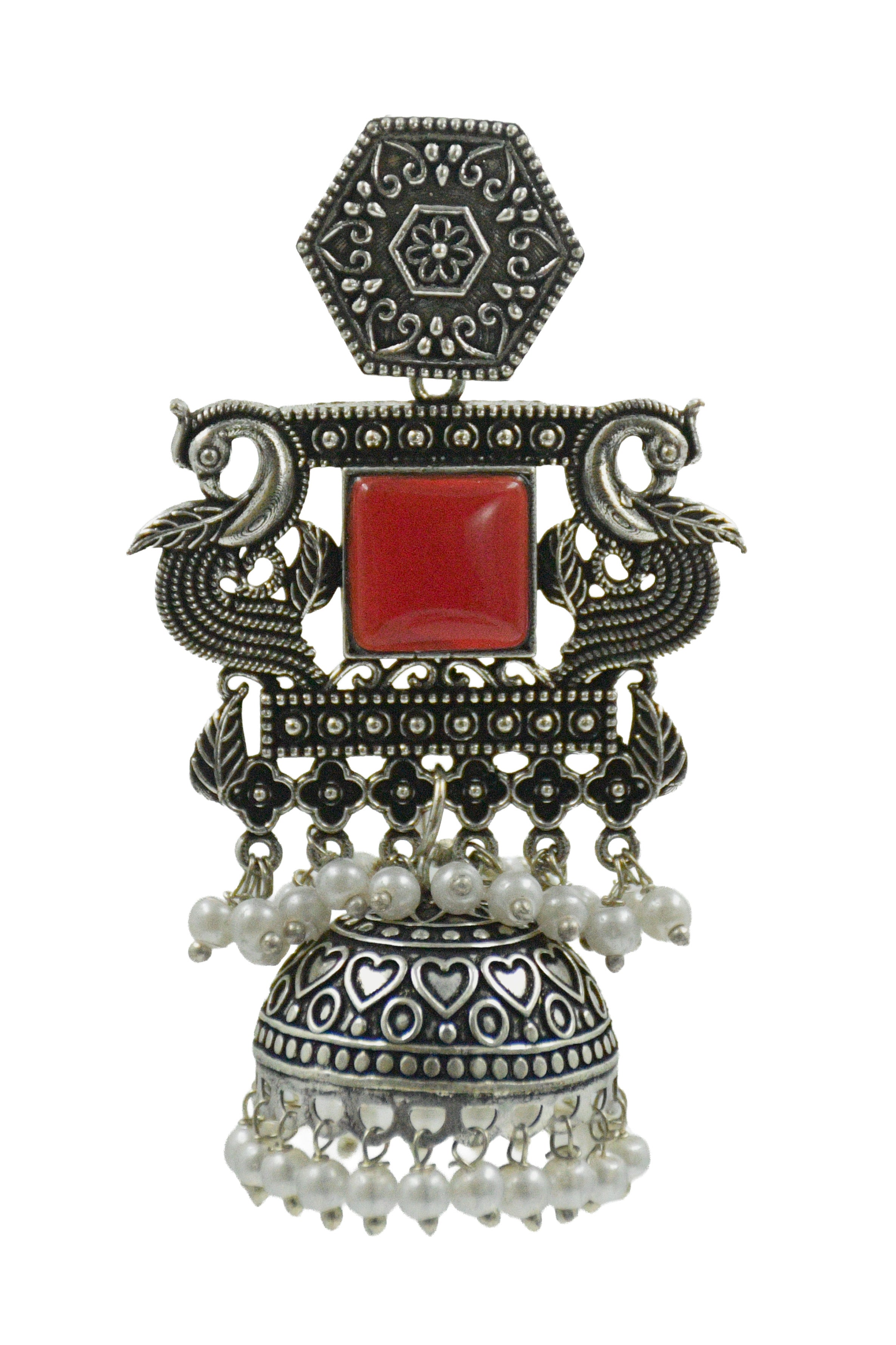 AARIKA STONE JHUMKA EARRINGS