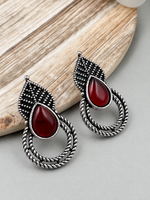 Load image into Gallery viewer, Shreya Stud Stone Earrings