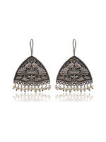 Load image into Gallery viewer, Taniya Silver Lookalike 3 Earrings Combo