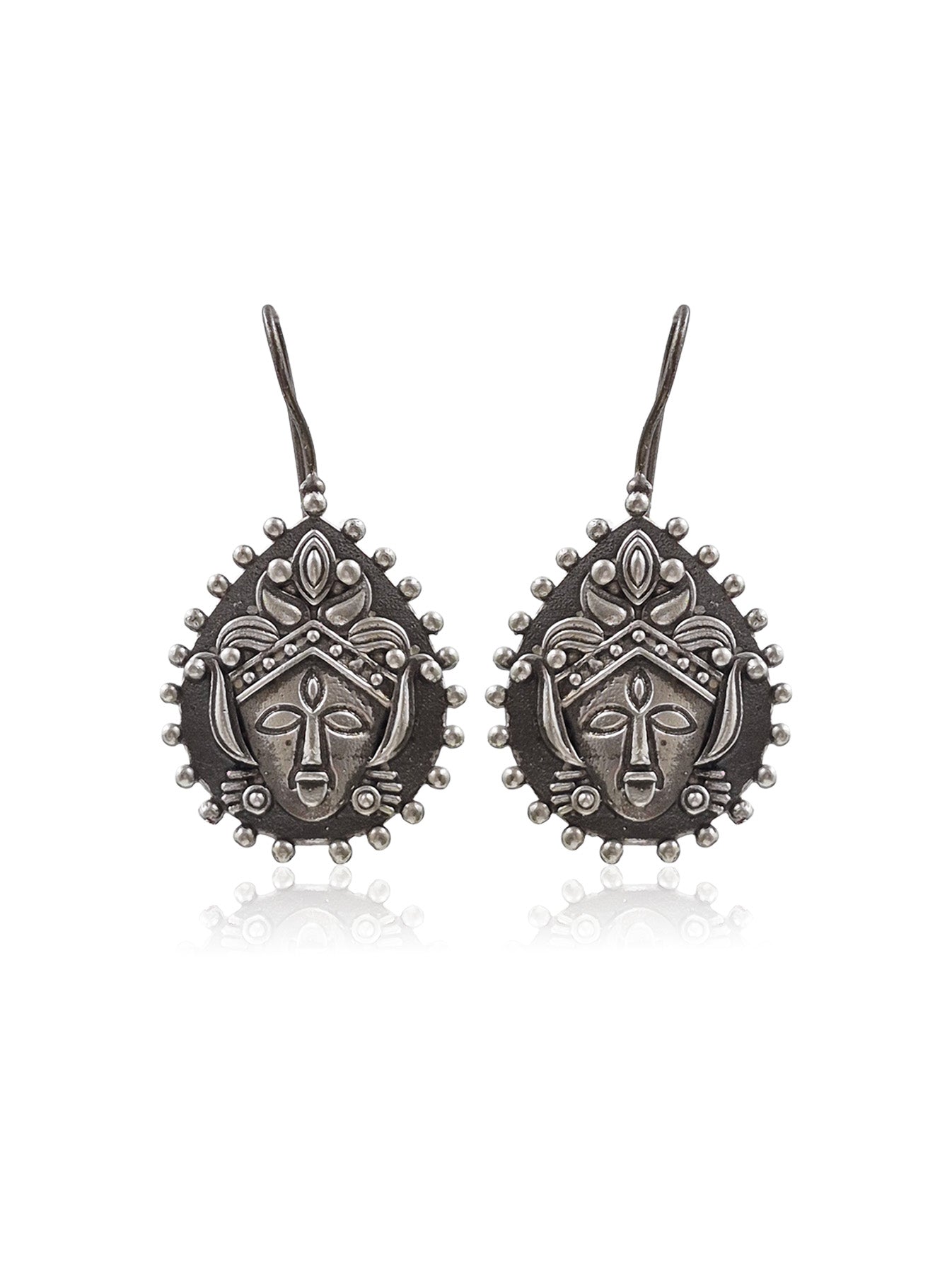 NIDHI SILVER LOOKALIKE 3 EARRINGS COMBO