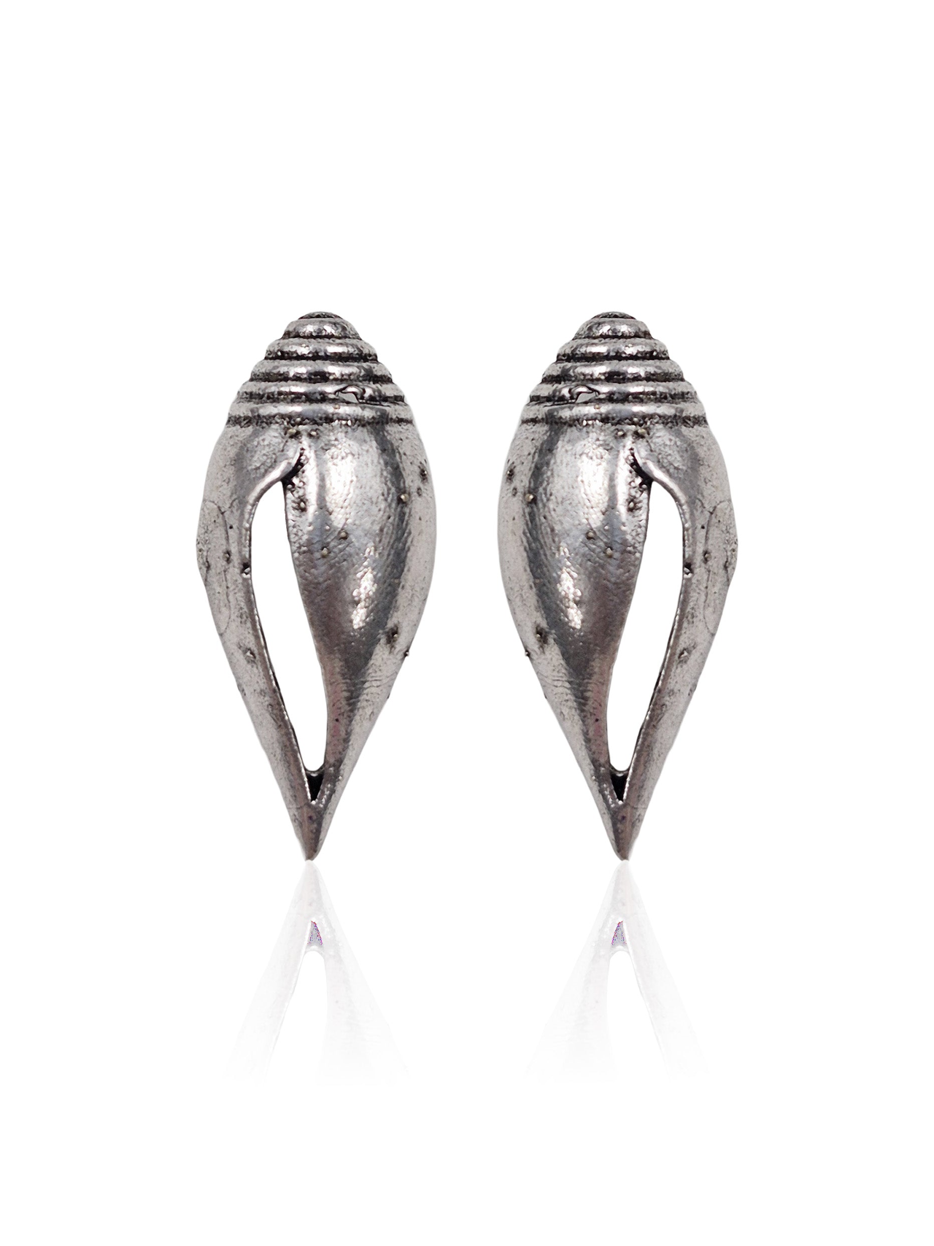 Mishika Silver Lookalike 3 Earrings Combo