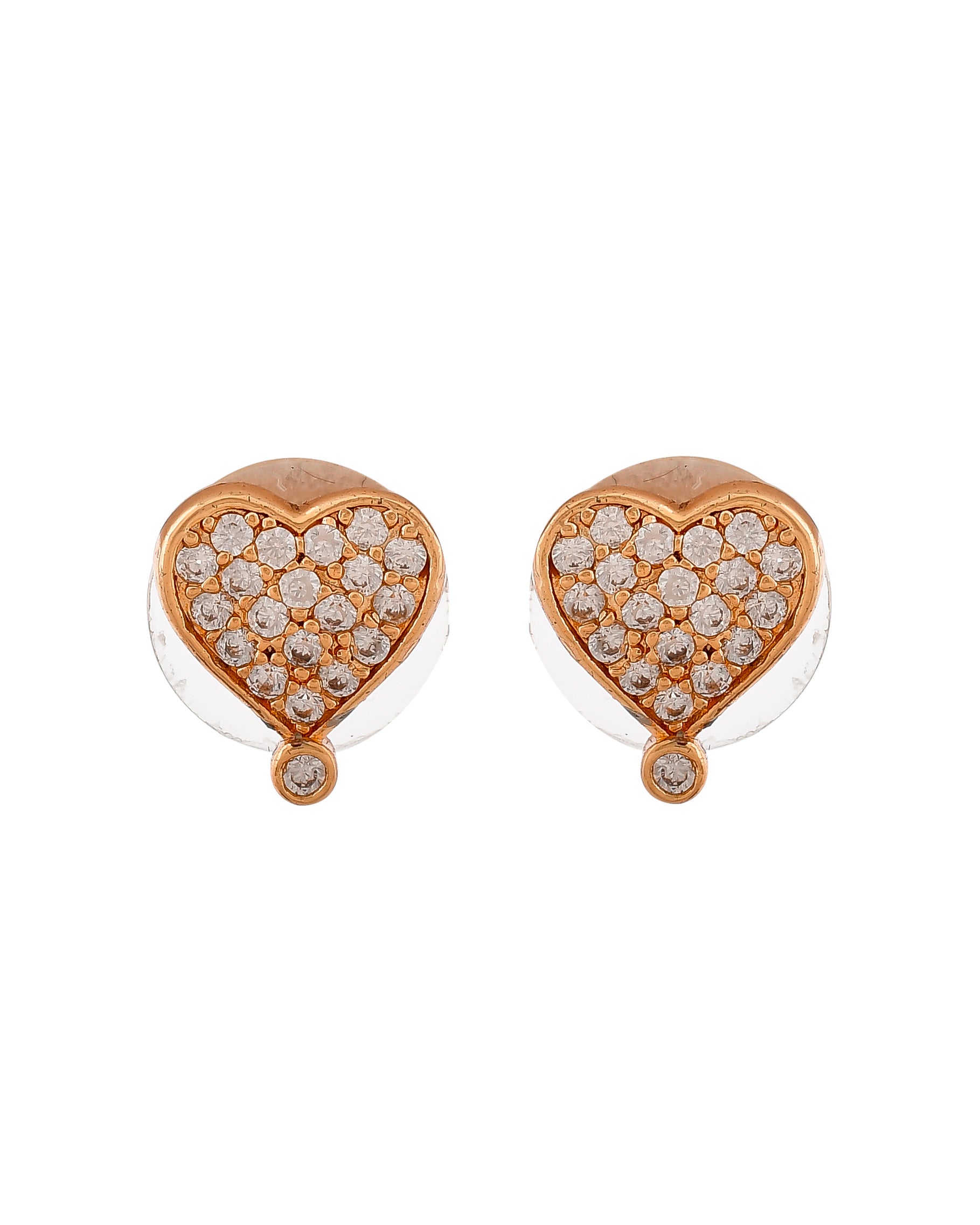 HEART STONE EARRINGS