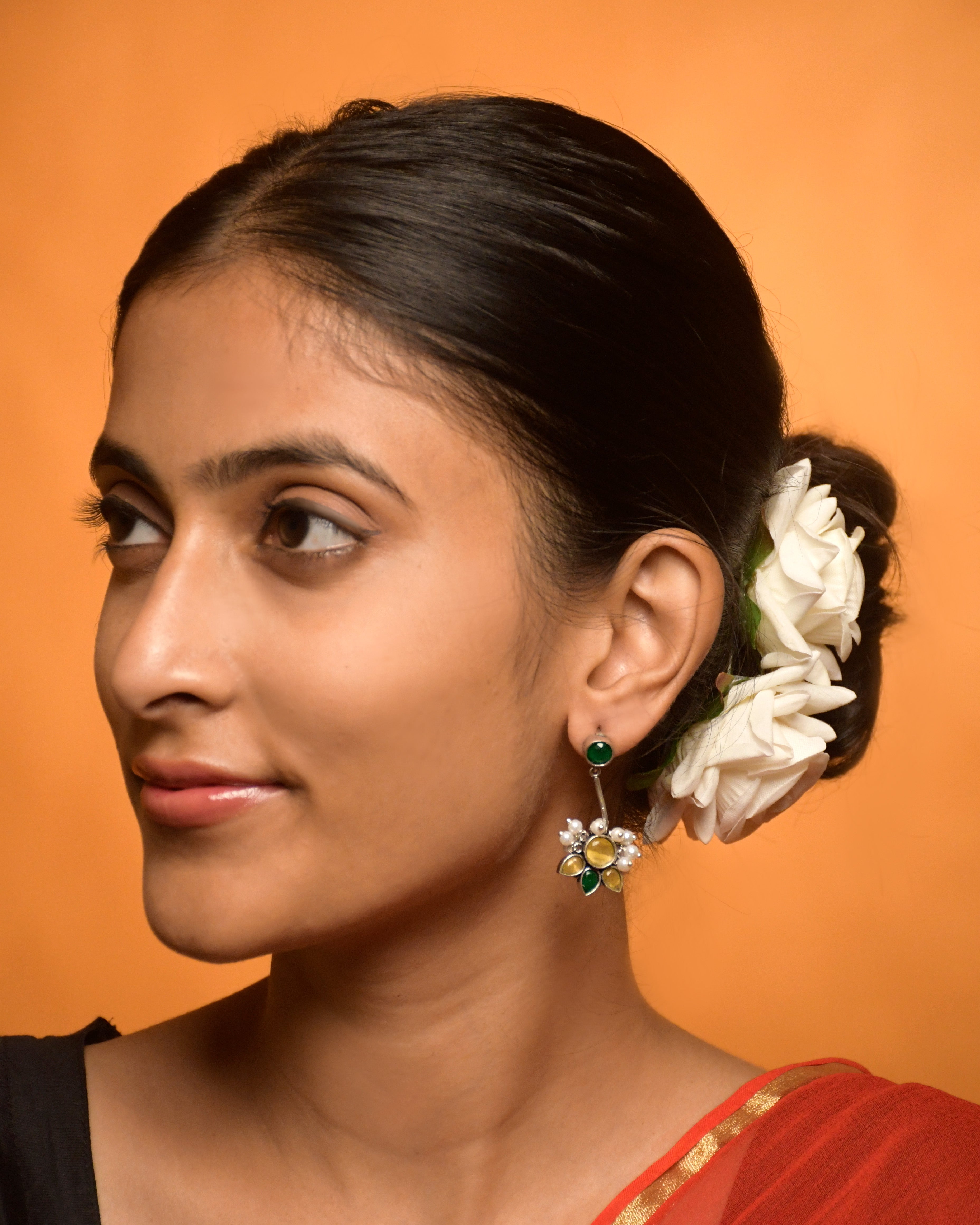 Maahi Oxidised Dangler Earrings