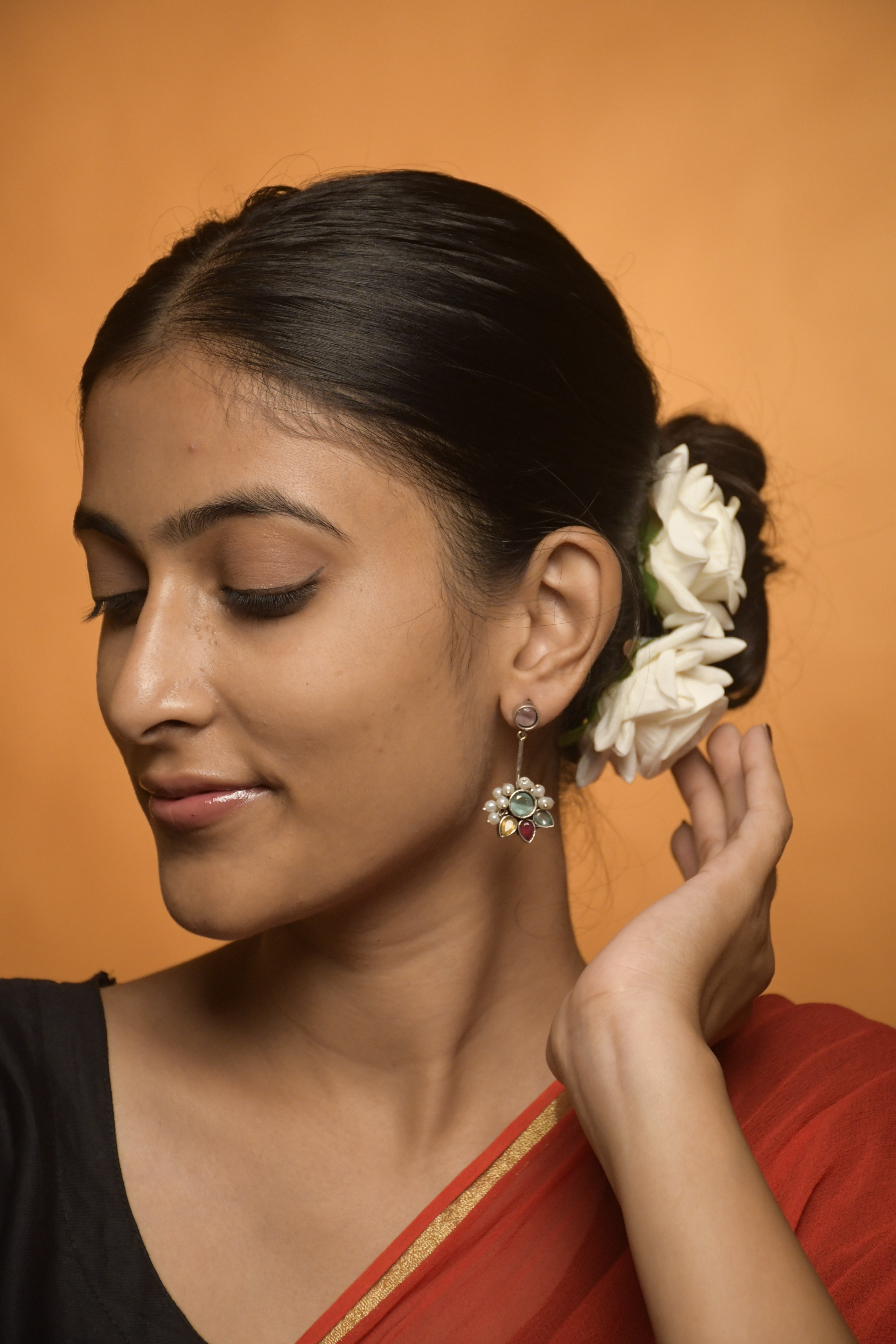 Maahi Oxidised Dangler Earrings