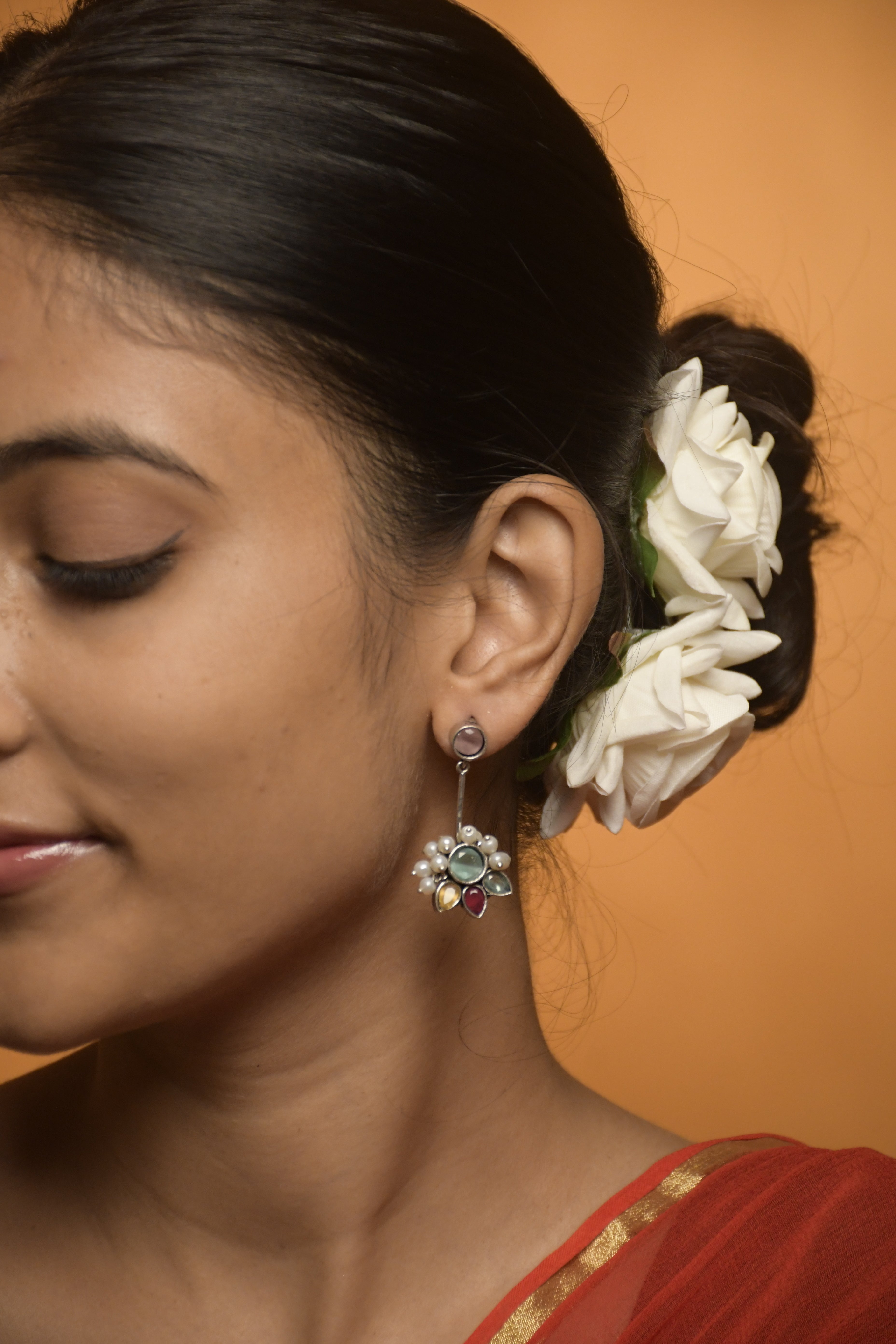 Maahi Oxidised Dangler Earrings