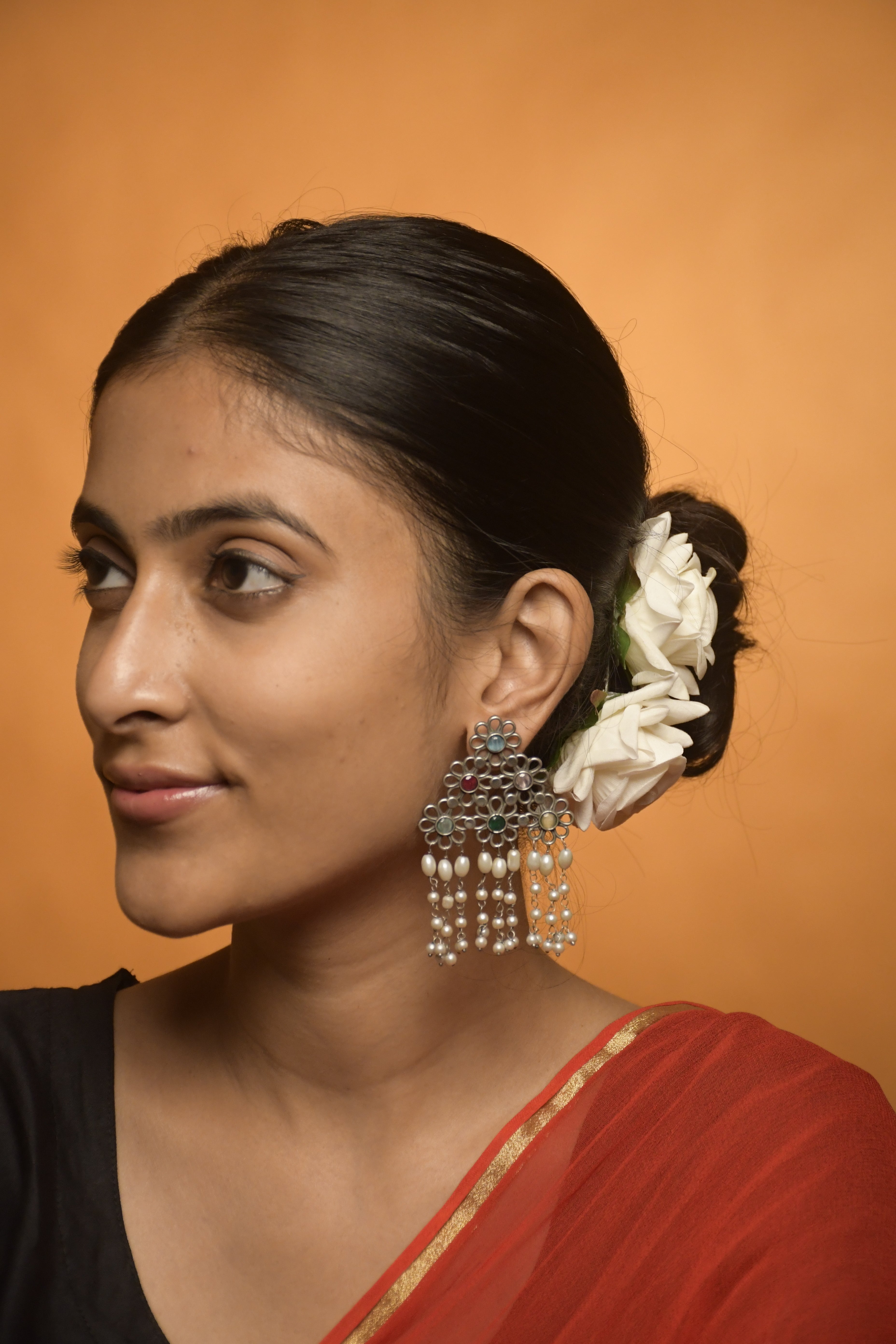 NITHYA OXIDISED DANGLER EARRINGS