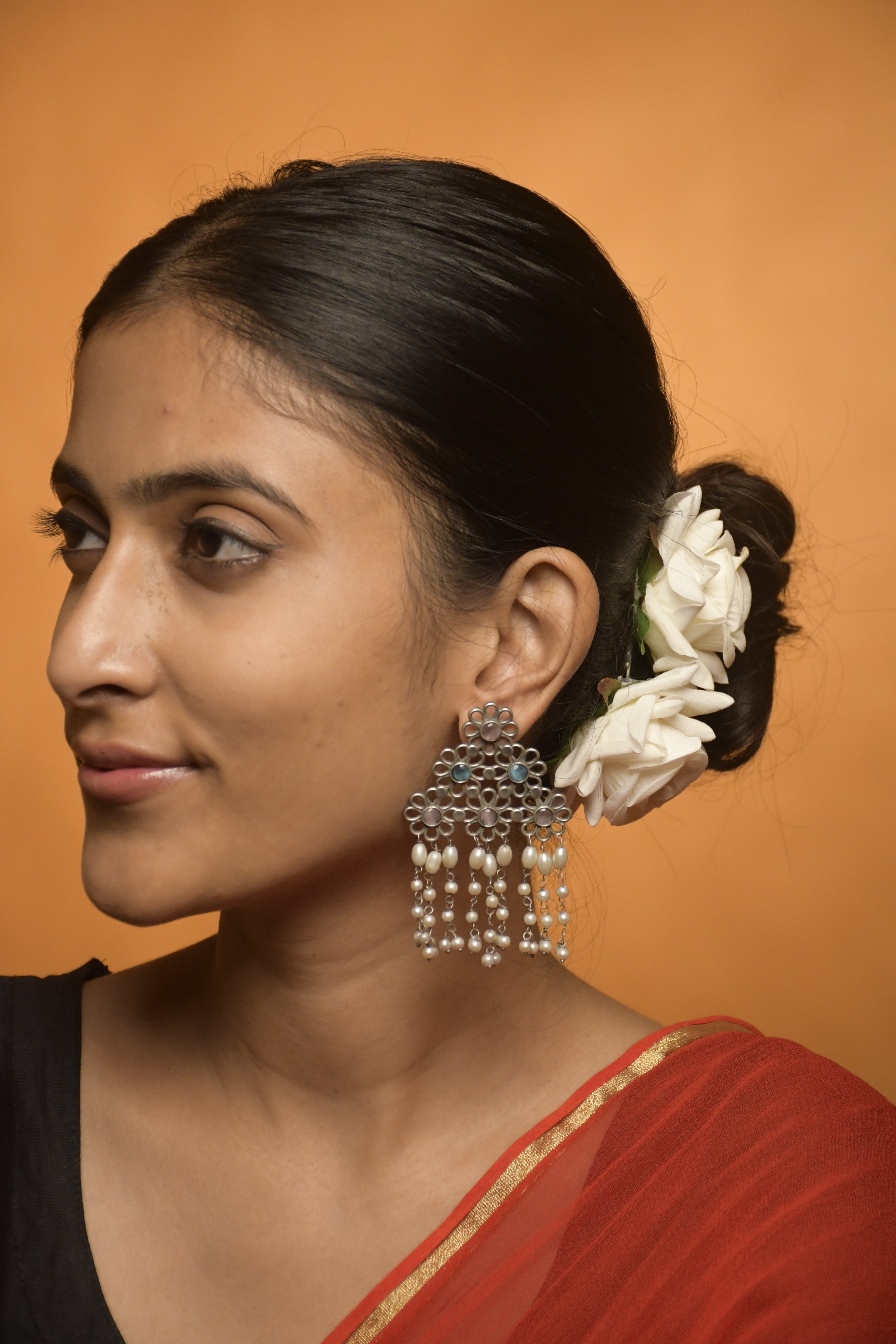 NITHYA OXIDISED DANGLER EARRINGS