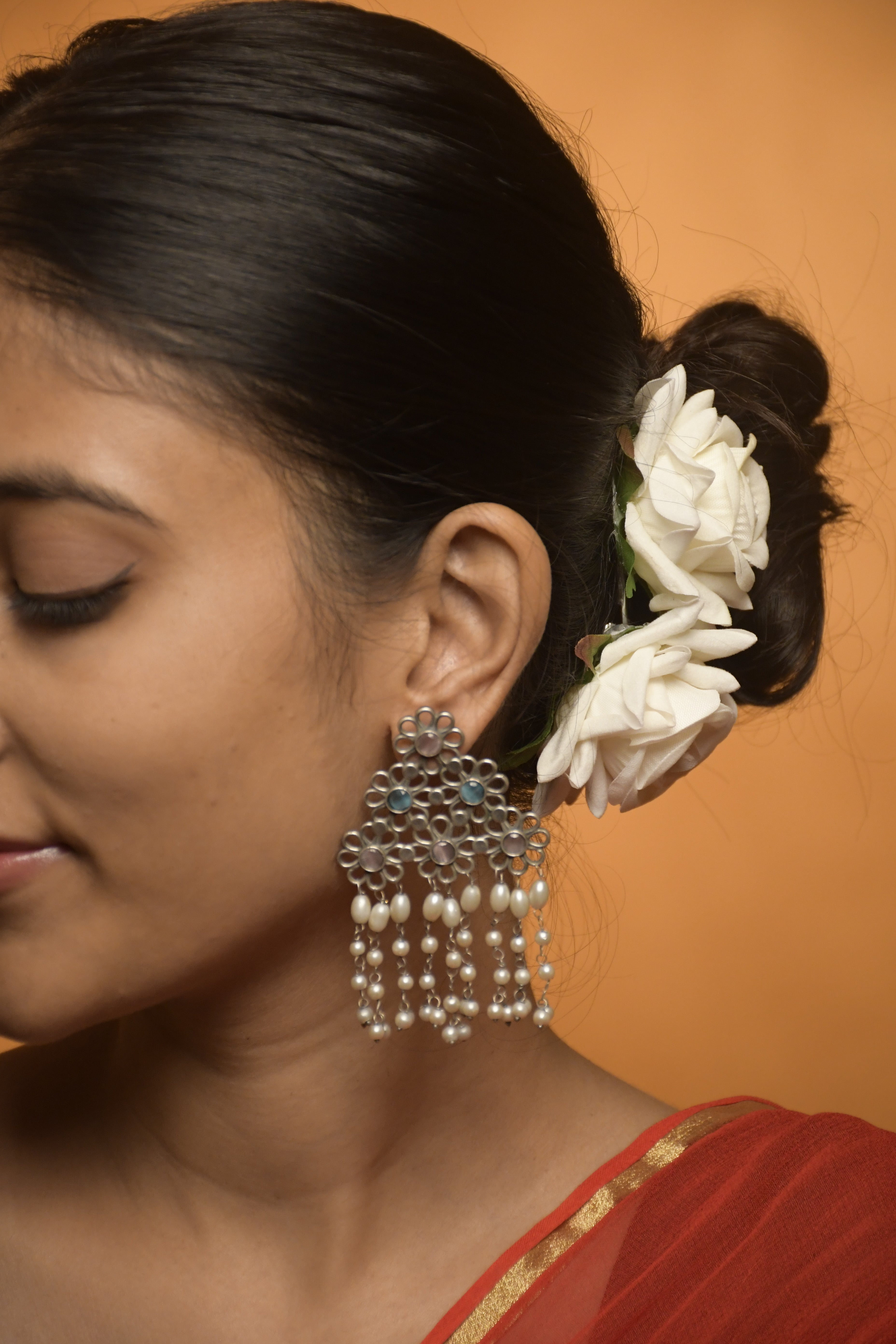 NITHYA OXIDISED DANGLER EARRINGS