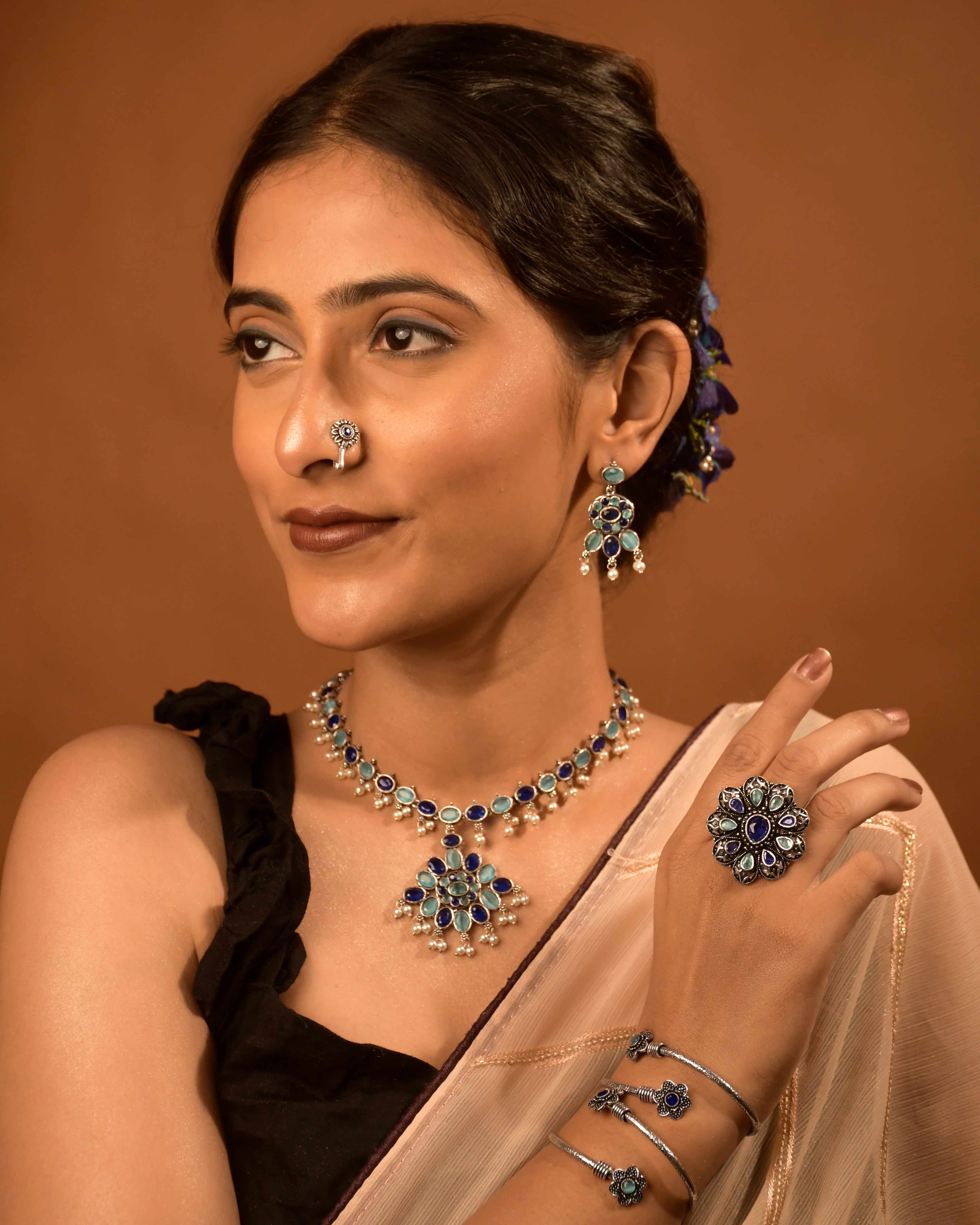MISHKA STONE JEWELLERY SET COMBO