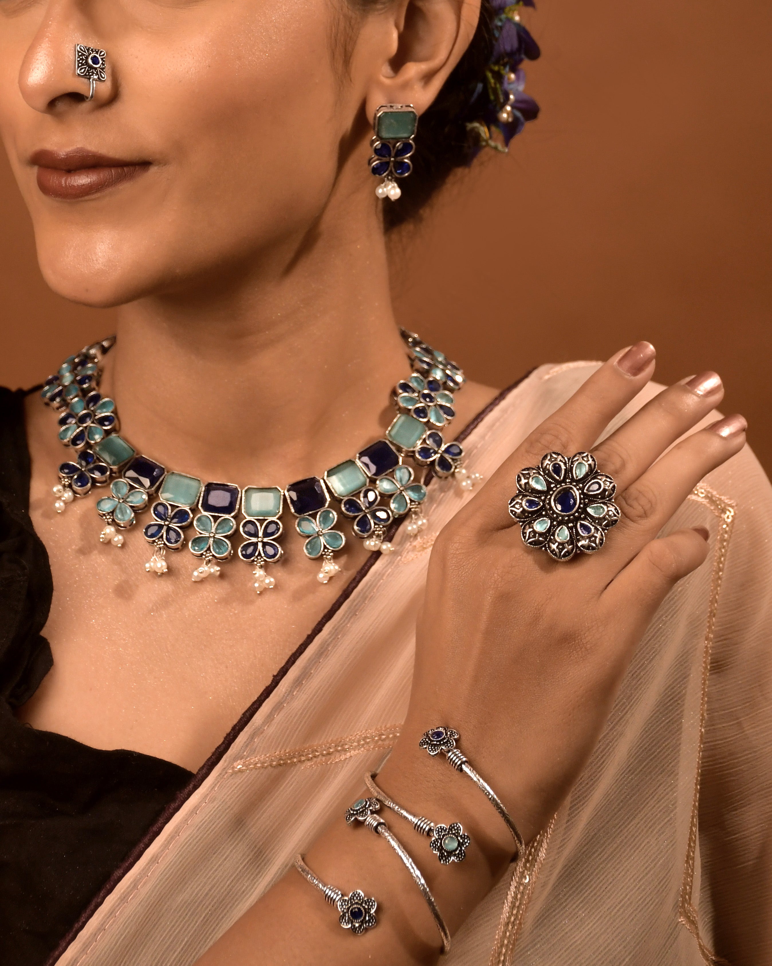 GIANNA STONE JEWELLERY SET COMBO