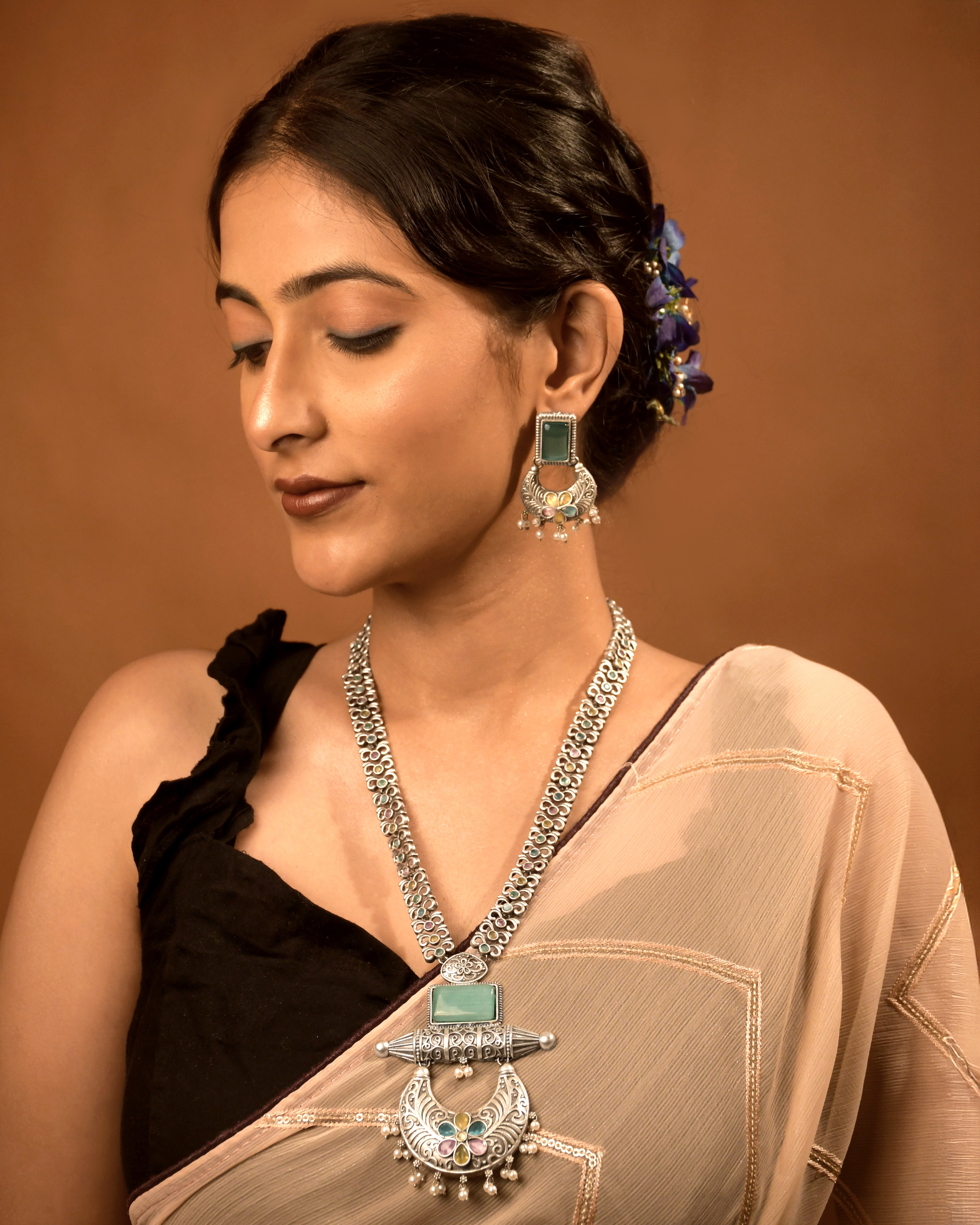 Bella Stone Necklace Set