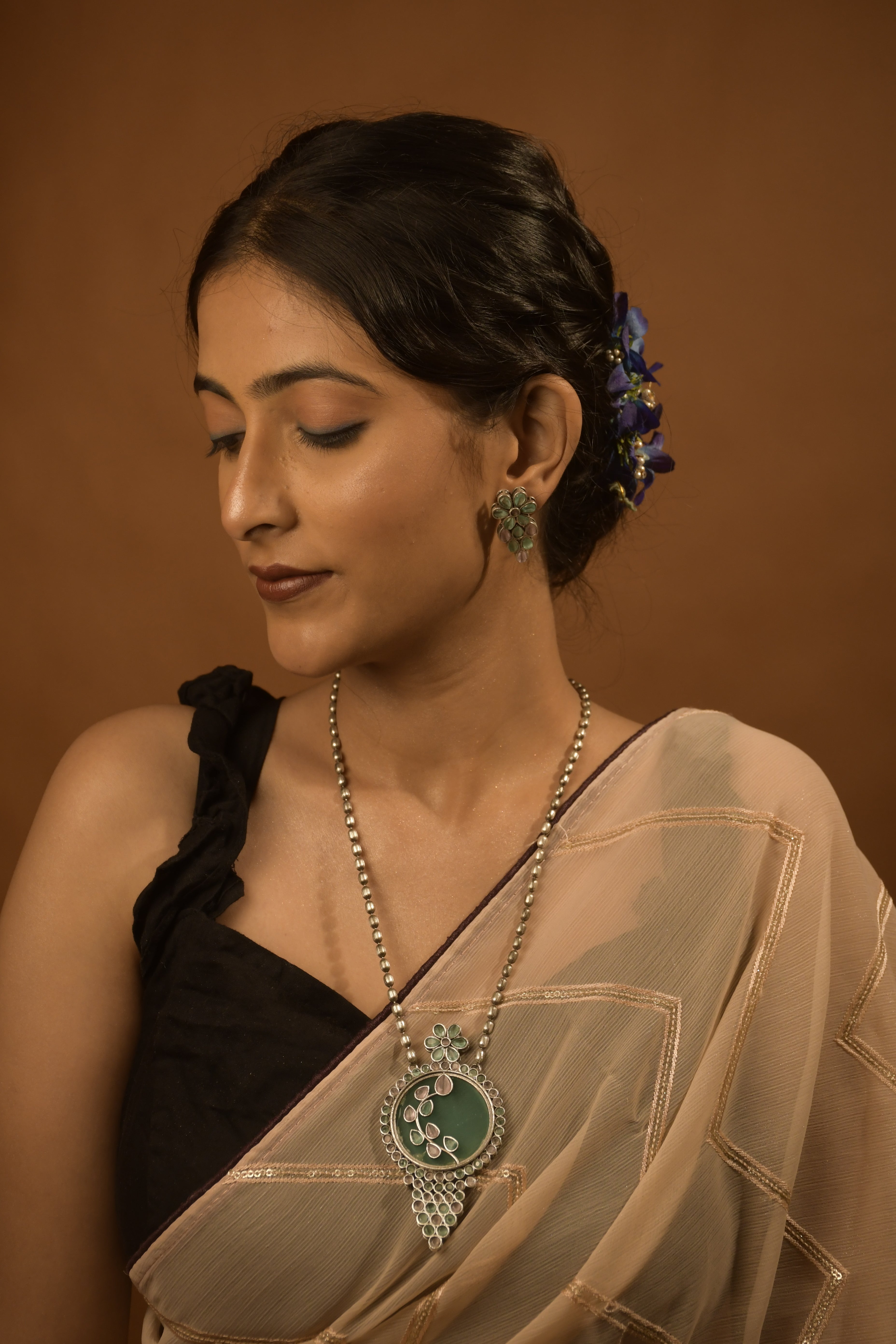 DIA STONE NECKLACE SET
