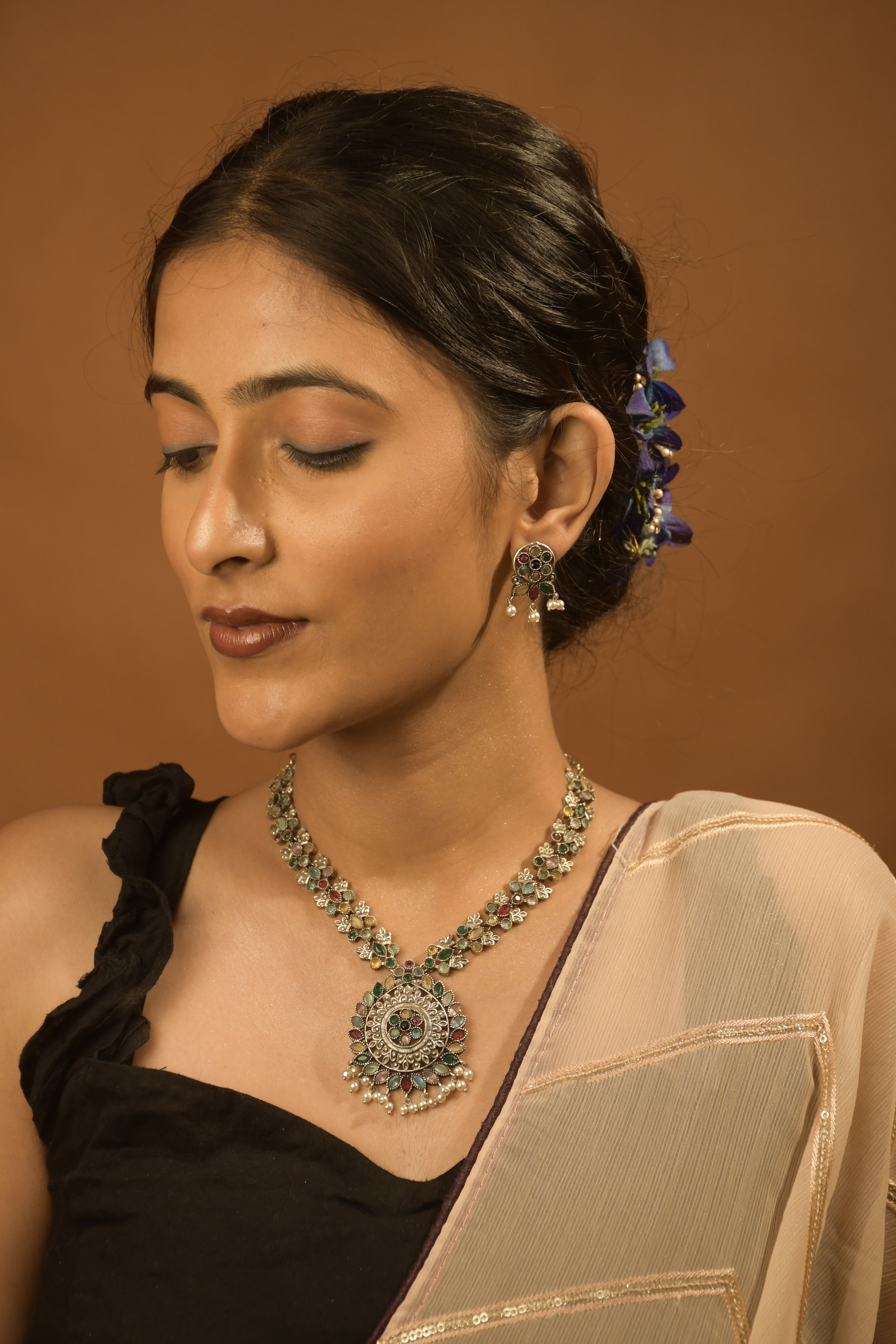 HIYA STONE NECKLACE SET