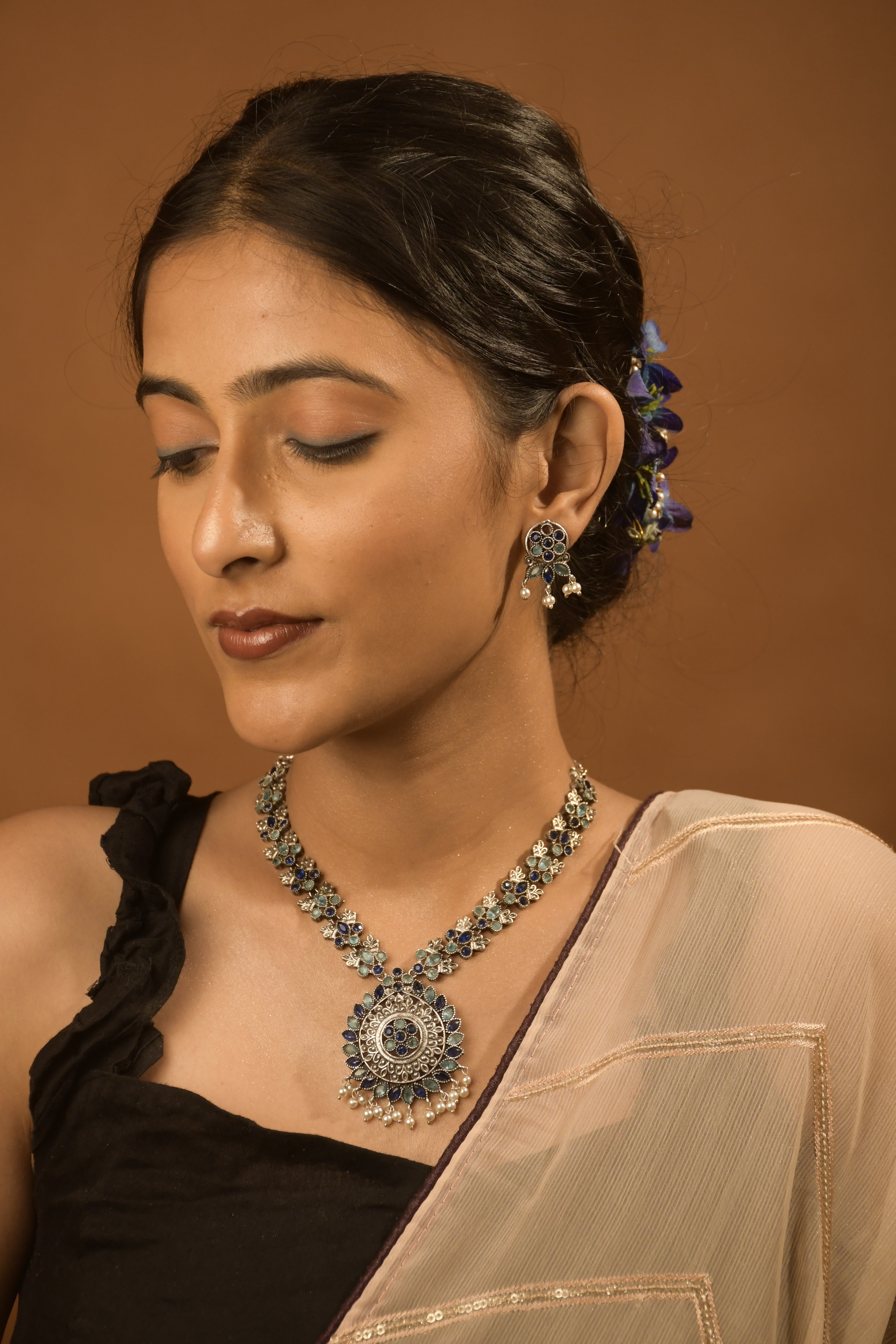 HIYA STONE NECKLACE SET