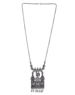 Load image into Gallery viewer, OXIDISED SILVER CHAIN PENDANT
