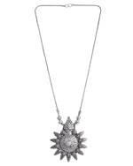 Load image into Gallery viewer, OXIDISED SILVER CHAIN PENDANT
