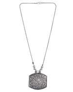 Load image into Gallery viewer, OXIDISED SILVER CHAIN PENDANT