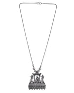 Load image into Gallery viewer, OXIDISED SILVER CHAIN PENDANT
