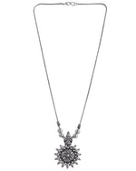 Load image into Gallery viewer, OXIDISED SILVER CHAIN PENDANT