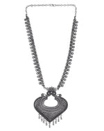 Load image into Gallery viewer, OXIDISED SPRING CHAIN PENDANT NECKLACE