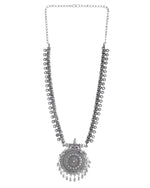 Load image into Gallery viewer, OXIDISED SPRING CHAIN PENDANT NECKLACE