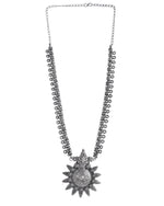 Load image into Gallery viewer, OXIDISED SPRING CHAIN PENDANT NECKLACE