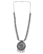 Load image into Gallery viewer, OXIDISED SPRING CHAIN PENDANT NECKLACE