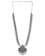 Load image into Gallery viewer, OXIDISED SPRING CHAIN PENDANT NECKLACE