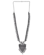 Load image into Gallery viewer, OXIDISED SPRING CHAIN PENDANT NECKLACE
