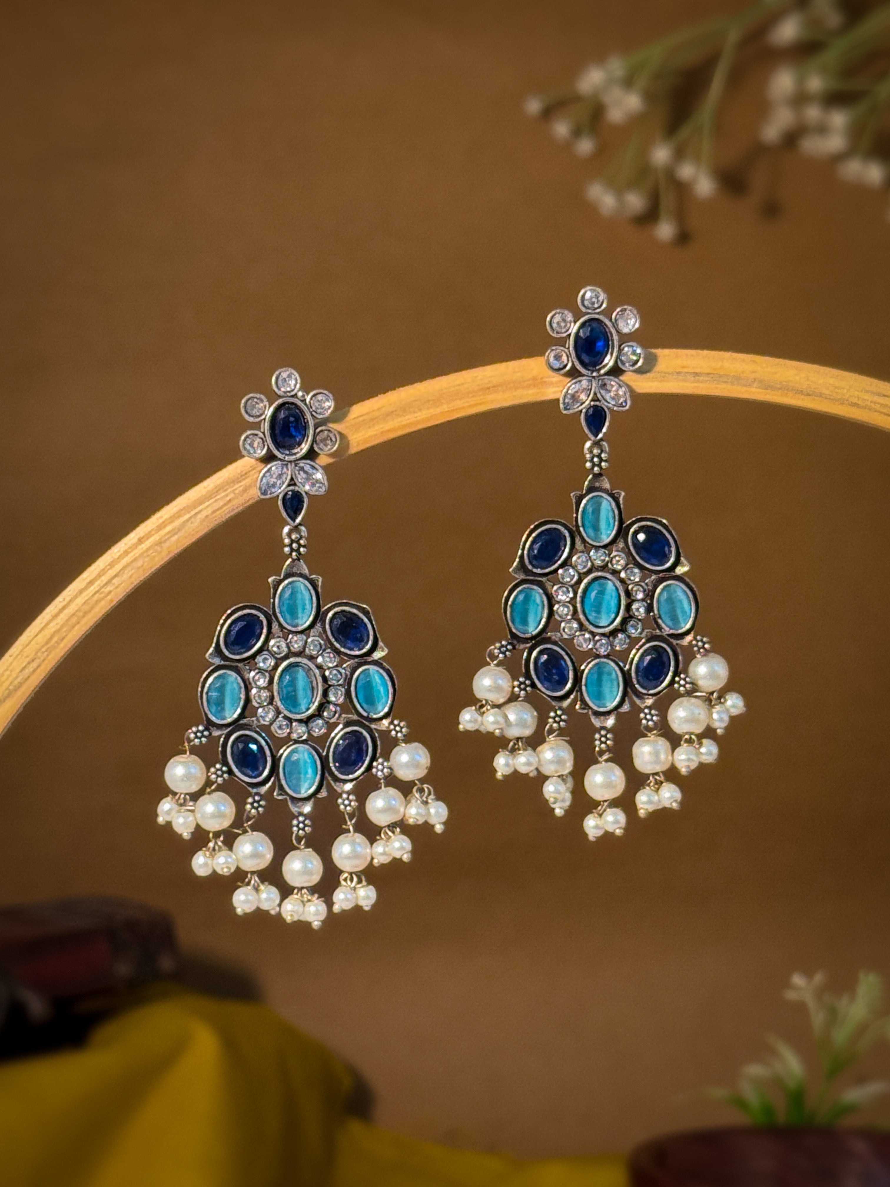 ELIANA STONE DANGLER EARRINGS