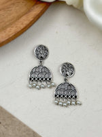 Load image into Gallery viewer, MEERA OXIDISED DANGLER EARRINGS