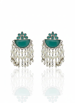 Load image into Gallery viewer, Mira Dangler Stone Earrings