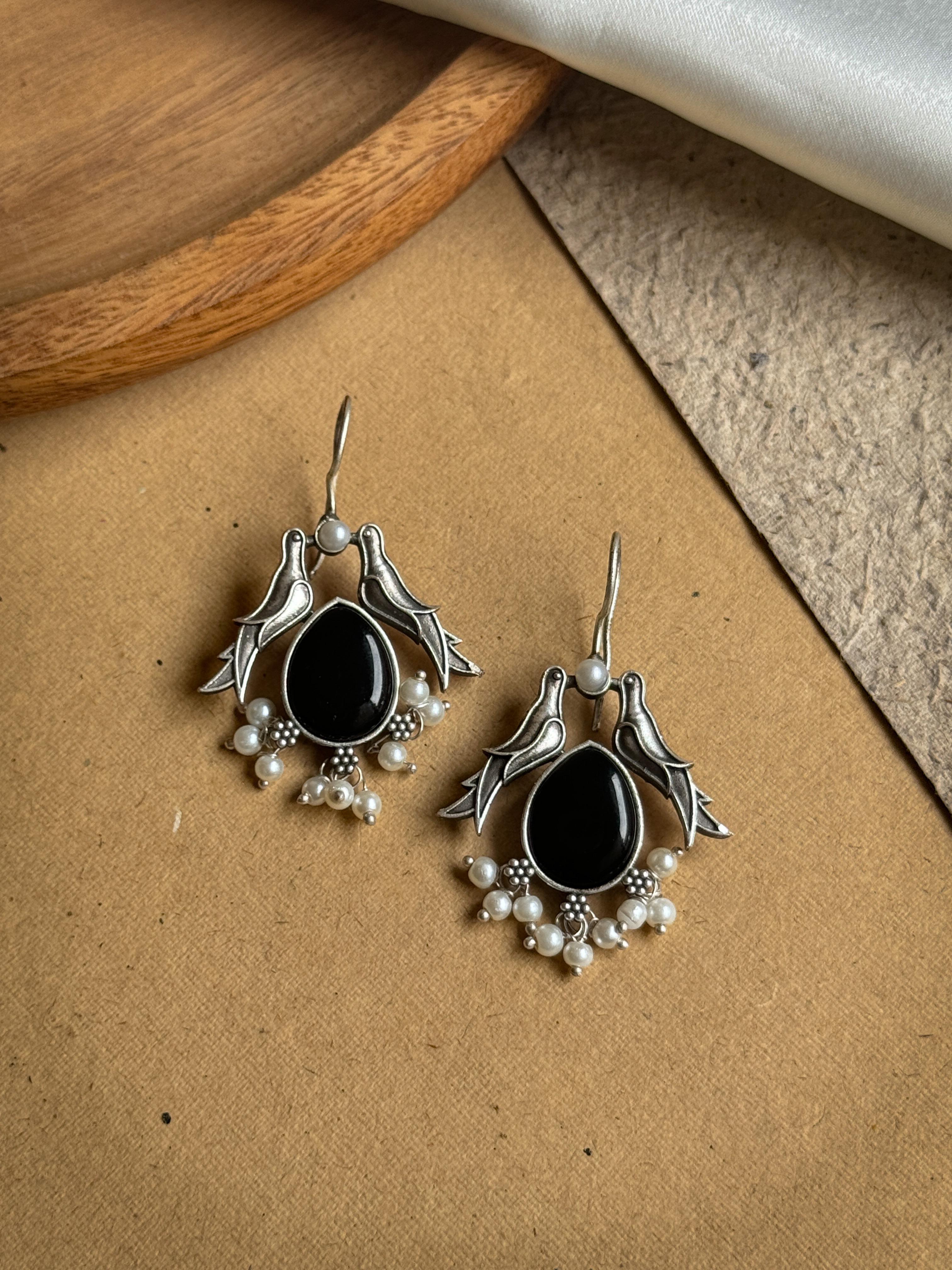 KAVITA OXIDISED STUD EARRINGS