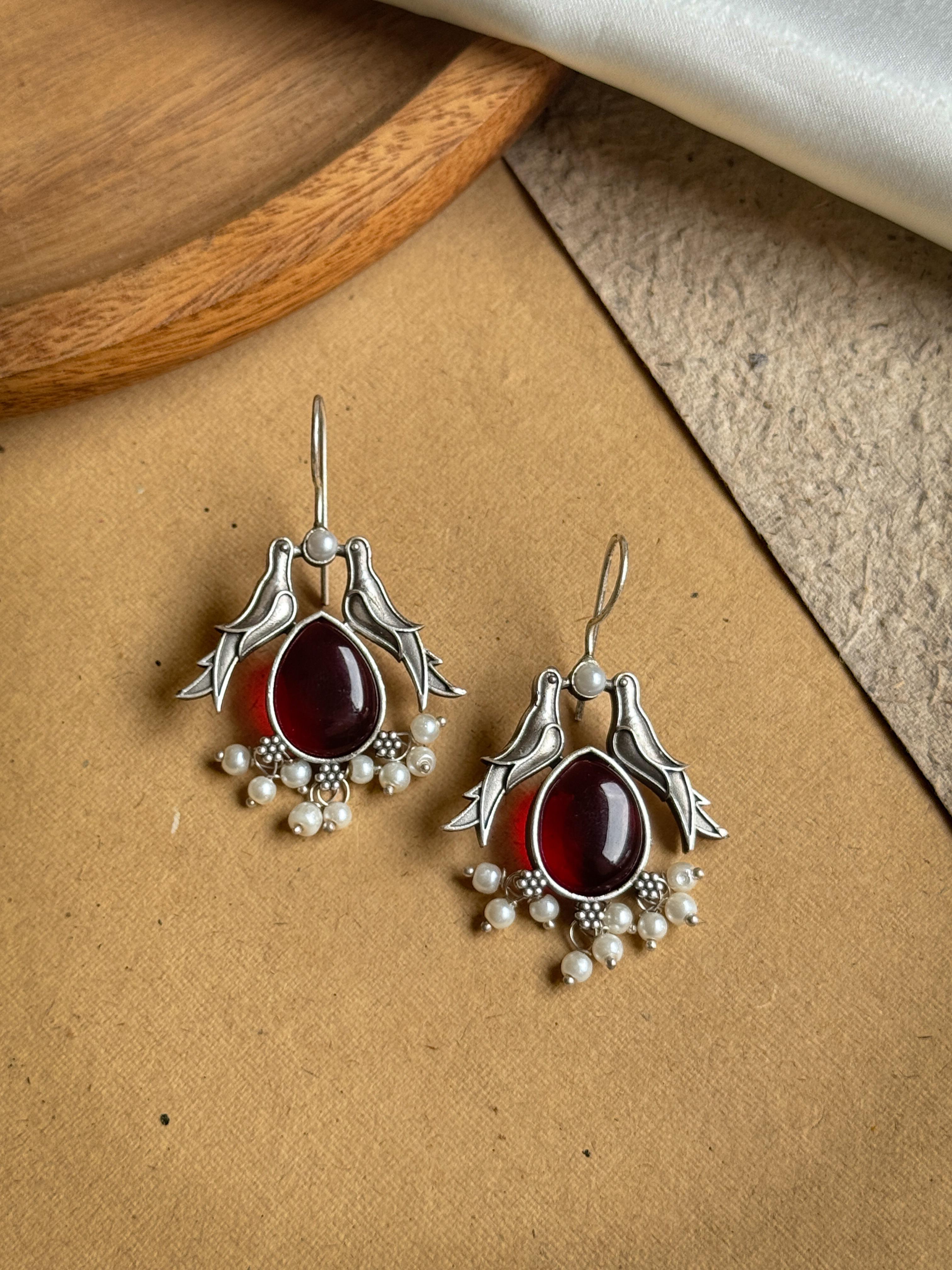 KAVITA OXIDISED STUD EARRINGS