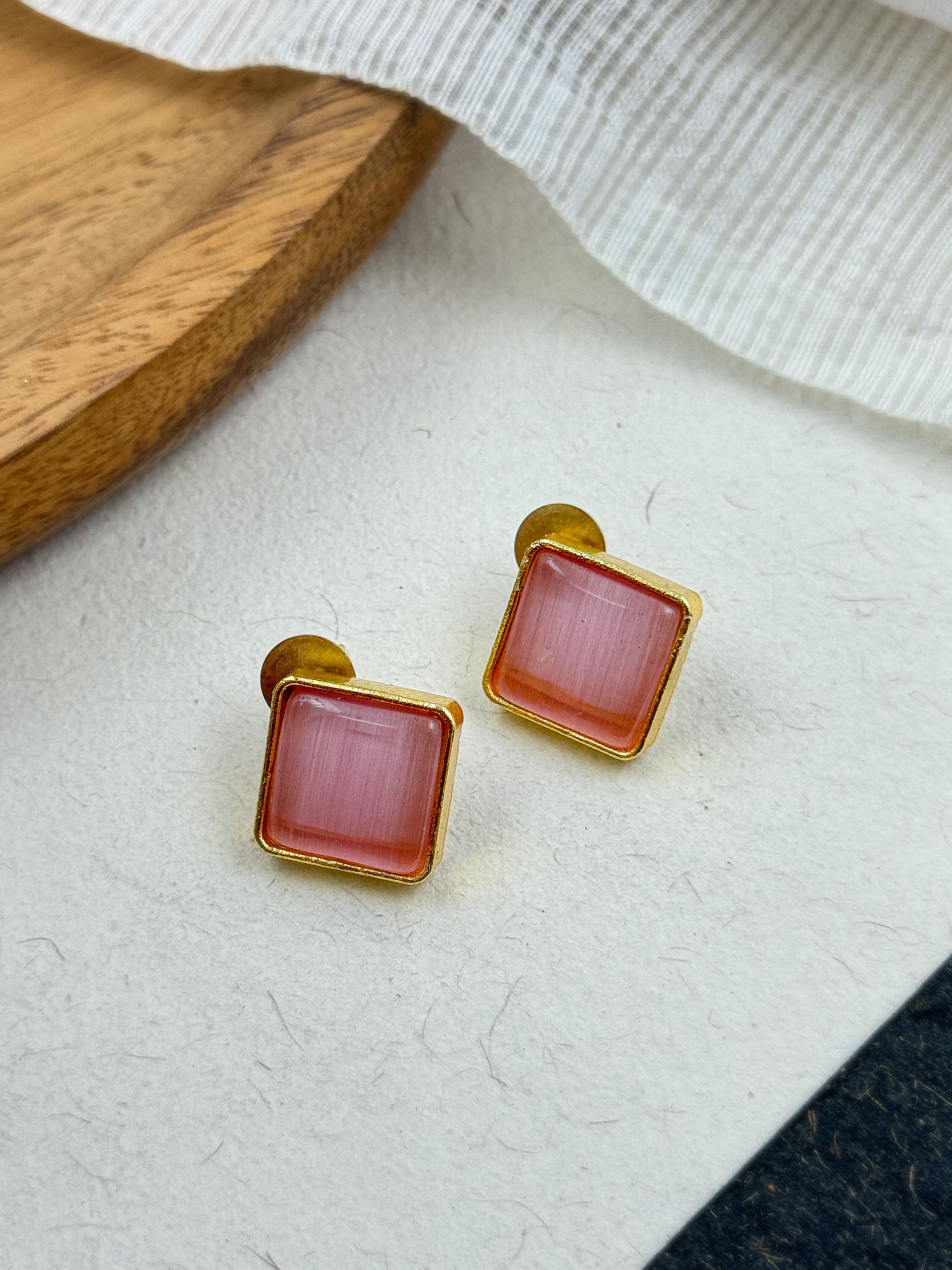 TANIA OXIDISED STUD EARRINGS