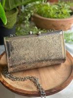 Load image into Gallery viewer, SILVER OXIDISED PURSE
