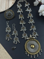 Load image into Gallery viewer, 4 PIECE DUAL TONE JEWELLERY SET COMBO