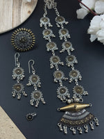 Load image into Gallery viewer, 4 PIECE DUAL TONE JEWELLERY SET COMBO