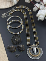 Load image into Gallery viewer, Krishna Dualtone Jewellery Set
