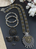 Load image into Gallery viewer, Krishna Dualtone Jewellery Set