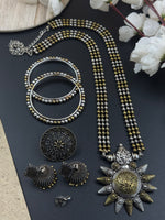 Load image into Gallery viewer, Krishna Dualtone Jewellery Set